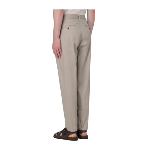 Emporio Armani Pantaloni Pantalone Uomo gamba ampia Beige - Francavilla Moda